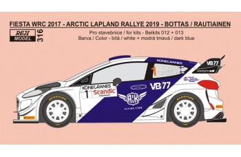 Decal – Ford Fiesta WRC 2017 - Arctic Lapland Rally 2019 – Bottas / Rautiainen